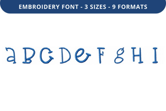Boo Bear Font A to I Review: Cute and Versatile for Apparel Embroidery