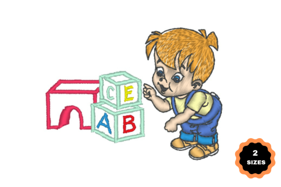 Boy Plays with Letters: A Seasonal Embroidery Design Review