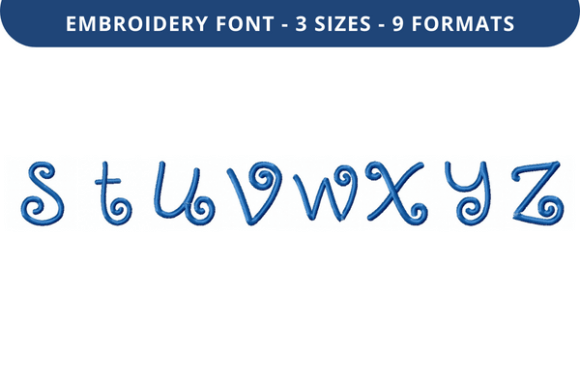 Cherry Frosting Font S to Z: A Sweet Embroidery Addition