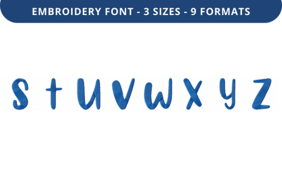 Choco Ganache Font S to Z: A Seasonal Embroidery Design Review
