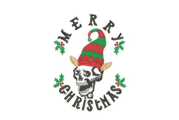 Dead Inside Skeleton Christmas Embroidery Review