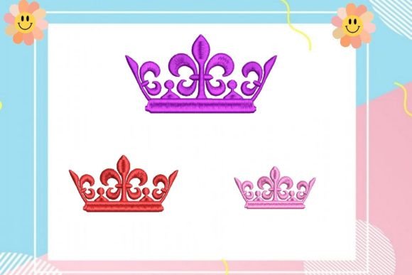 Elegant King Queen Crown Embroidery Design Review