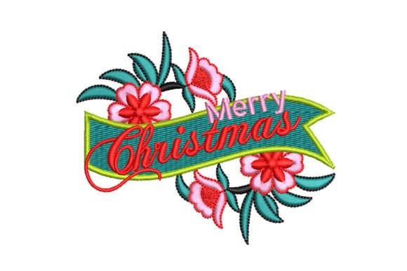 Floral Merry Christmas: A Festive Embroidery Design Review