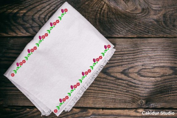 Flowers Butterflies Border Embroidery Review