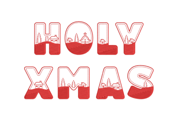 Holy Xmas Embroidery Design Review: A Festive Addition for Boutique Apparel