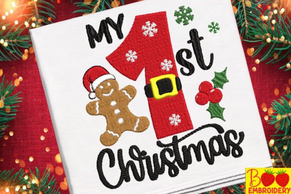 My 1st Christmas and Cookies Embroidery Design Review
