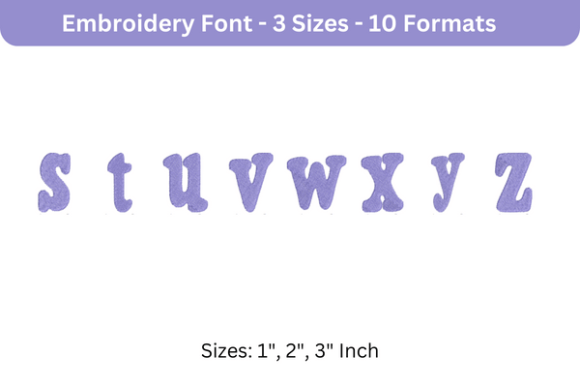Purevain Font S to Z Review: A Stylish Embroidery Addition