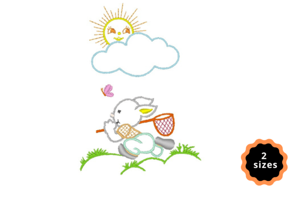 Rabbit Chasing Butterfly: A Seasonal Embroidery Design Review