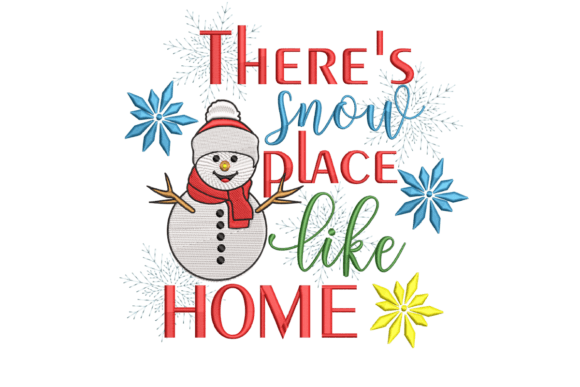 There’s Snow Place Like Home Embroidery Review