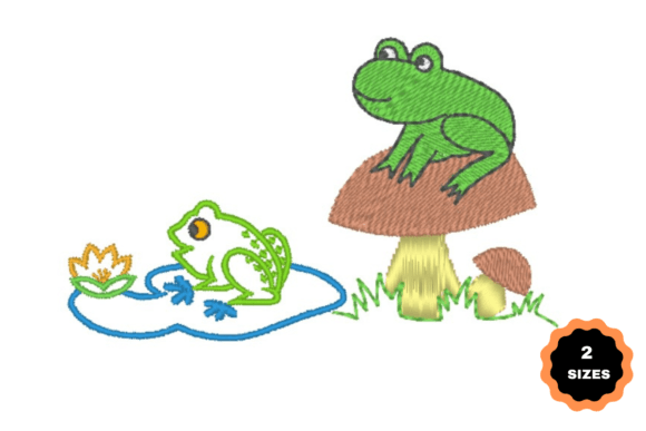 Two Frogs Embroidery Design Review for Etsy and Small Shop Sellers