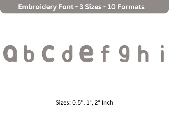Ubuntu Font a to I: A Sweet Embroidery Choice for Personalized Gifts